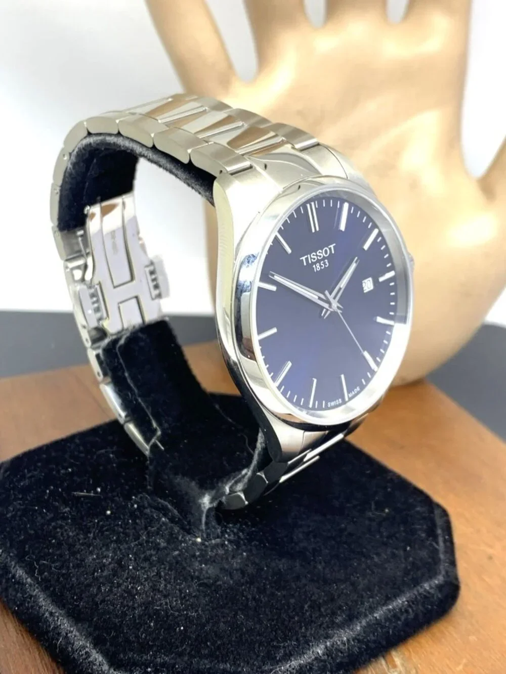 Tissot PR 100 Men's Watch Swiss Quartz Blue Dial 40mm Steel T1504101104100
